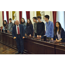 Ricevimento ufficiale con il sidaco Nicola Sanna. 