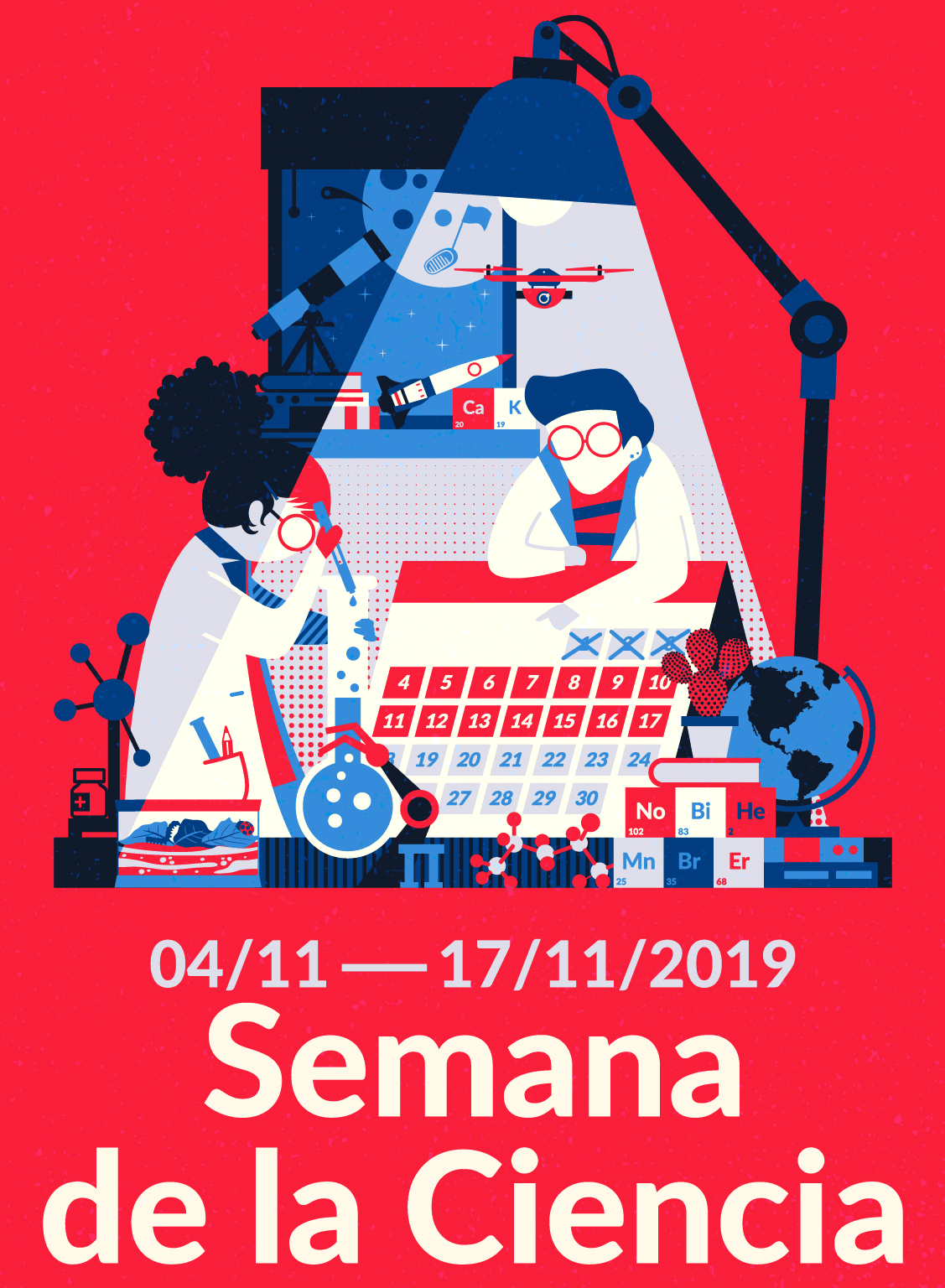Resultado de imagen de CARTEL SEMANA DE LA CIENCIA USAL